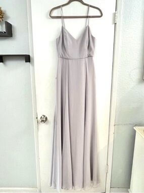 Joanna August Claudette Silver Bells Sleeveless Elegant Maxi Dress Size 6